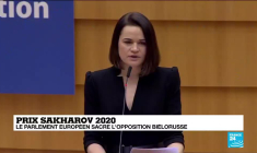 Prix Sakharov 2020 : le Parlement européen sacre l'opposition biélorusse
