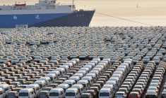 Des voitures chinoises destinées à l'exportation