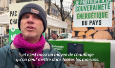 Manifestation contre l'exclusion des chaudières bois du dispositif MaPrimeRénov’