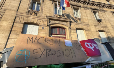 Des lycéens français manifestent à Paris