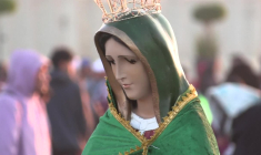 Mexique : des pèlerins campent devant la basilique de Notre-Dame de Guadalupe