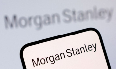 L'illustration montre le logo de Morgan Stanley