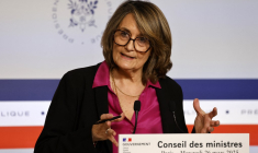 Sophie Primas à Paris, le 26 mars 2025. ( AFP / LUDOVIC MARIN )