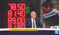 "Nous allons provoquer l'effondrement de l'économie russe", affirme Bruno Le Maire