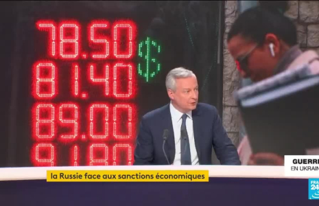 "Nous allons provoquer l'effondrement de l'économie russe", affirme Bruno Le Maire
