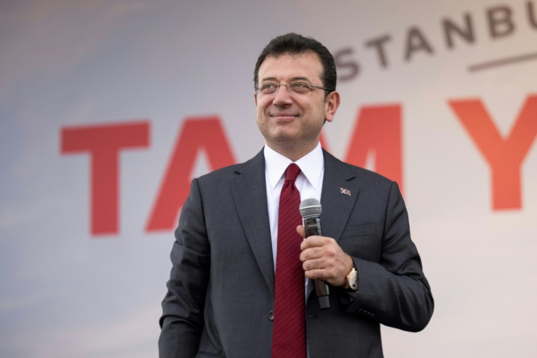 Ekrem Imamoglu, le 30 mai 2024 à Istanbul ( AFP / Yasin AKGUL )