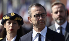 Bruno Retailleau à La Fère, le 16 juin 2025. ( AFP / SAMEER AL-DOUMY )