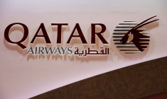Le logo de la compagnie nationale Qatar Airways