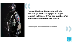 Niger : le retrait des 1400 militaires français commence cette semaine