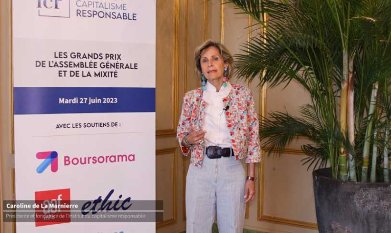 Grands Prix de l’Assemblée Générale et de la Mixité 2023 : interview de Caroline de La Marnierre (ICR)
