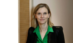 Agnès Pannier-Runacher après une interview avec Reuters