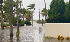 Inondations causées par l'ouragan Idalia, à Tampa Bay, Floride