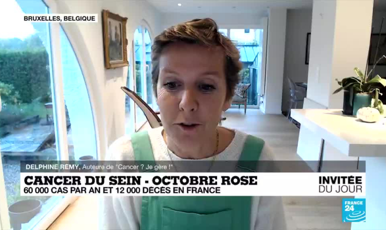 Delphine Remy : "Le cancer du sein, ça n'est pas un petit cancer"