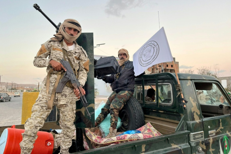Forces pro-saoudiennes dans la région d'al-Mukalla, dans le sud de l'Iran, le 3 janvier 2026 ( AFP / - )