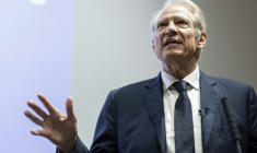 Dominique de Villepin, ancien Premier ministreet candidat potentiel à l'élection présidentielle de 2027, le 12 mai 2026 à Strasbourg ( AFP / ROMEO BOETZLE )