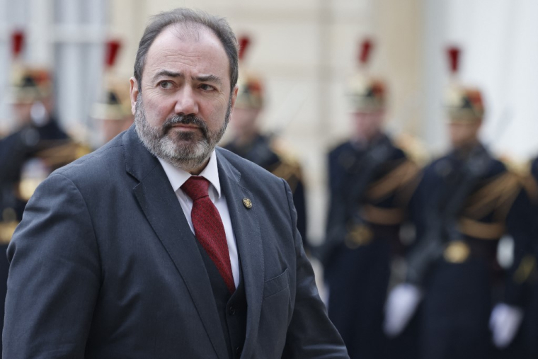 François Braun à Paris, le 22 janvier 2023. ( AFP / LUDOVIC MARIN )