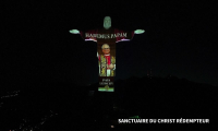 Le Christ Rédempteur de Rio célèbre le nouveau pape