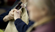 La ministre déléguée chargée de l'Autonomie Charlotte Parmentier-Lecocq doit dévoiler en janvier "un plan pour le grand âge" ( AFP / JEAN-SEBASTIEN EVRARD )