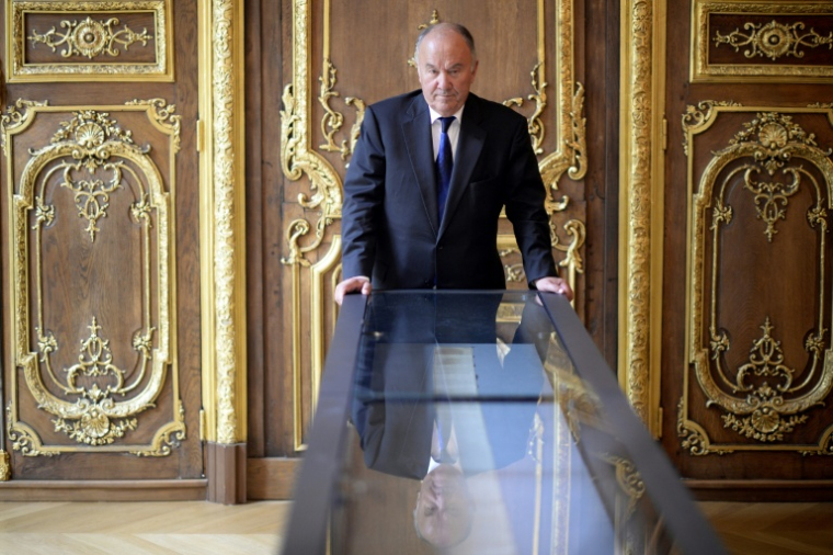 Gérard Lhéritier à Paris le 2 avril 2014 ( AFP / Martin BUREAU )