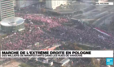Pologne : marche de l'extrême droite dans le centre de Varsovie