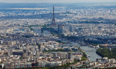 Vue aérienne de Paris