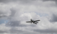 Un Integral E en vol, à Toulouse, en 2025 ( AFP / ED JONES )