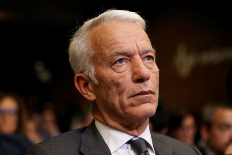 Patrick Martin, délégué syndical du Medef, au siège du Medef à Paris