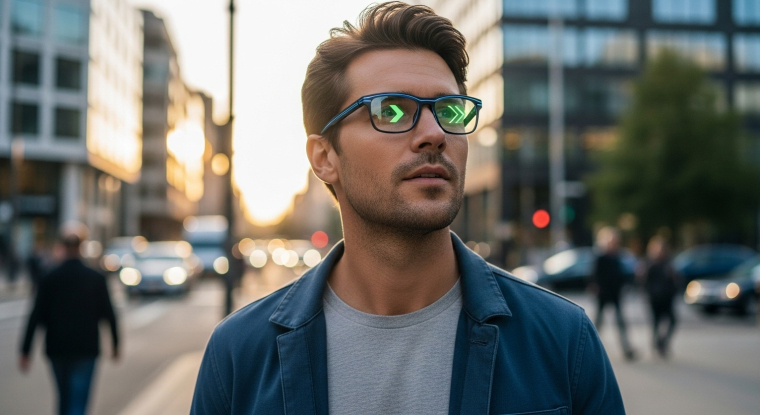 Les lunettes connect&eacute;es seront-elles bient&ocirc;t aussi banales qu&rsquo;un smartphone ? De nombreux arguments militent en ce sens. (cr&eacute;dit: Adobe Stock/photo g&eacute;n&eacute;r&eacute;e par IA)