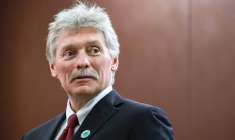 Le porte-parole du Kremlin, Dmitri Peskov, à Achgabat, au Turkménistan, le 12 décembre 2025. ( POOL / ALEXANDER KAZAKOV )