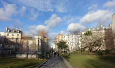 Square Léon - La Goutte d'Or - Paris (Crédits photo : Flickr - Guilhem Vellut )