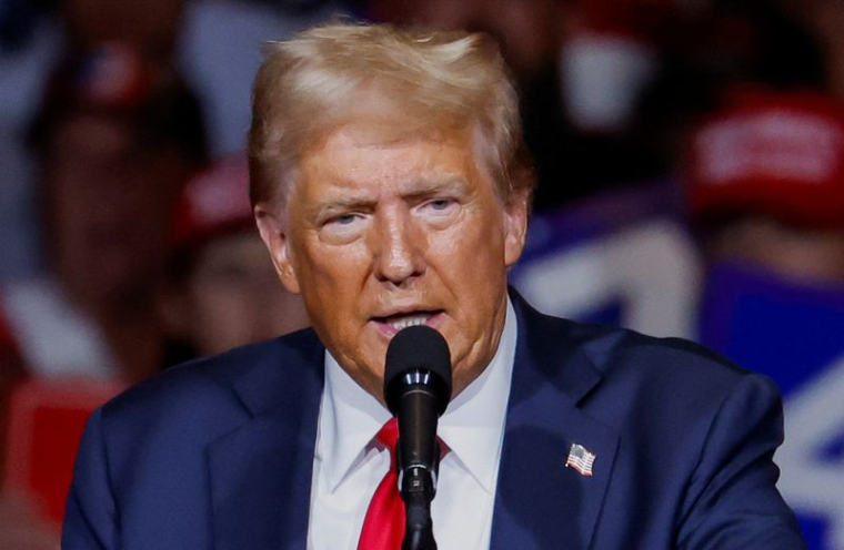 Republican presidential nominee and former U.S. President Donald Trump holds a campaign rally in Reno, Nevada