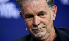 Le co-fondateur de Netflix Reed Hastings à la Milken Institute Global Conference le 18 octobre 2021 ( AFP / Patrick T. FALLON )
