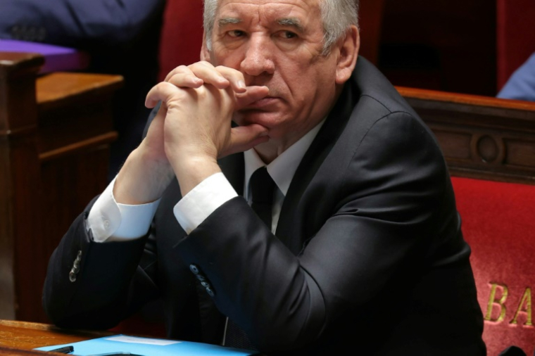Le Premier ministre François Bayrou, le 30 avril 2025 à l'Assemblée, à Paris ( AFP / Thomas SAMSON )