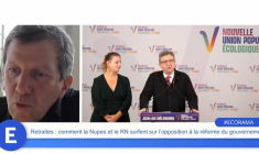 Retraites : comment Le Pen et Mélenchon surfent sur l'opposition à la réforme du gouvernement