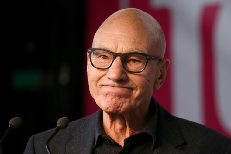 Patrick Stewart à Londres le 19 octobre 2019 ( AFP / ISABEL INFANTES )