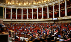 L'Assemblée nationale durant les débats sur le budget de la Sécurité sociale, le 5 décembre 2025 à Paris ( AFP / Ian LANGSDON )