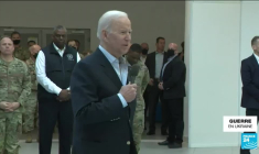 REPLAY - Joe Biden s'exprime devant les soldats américains en Pologne