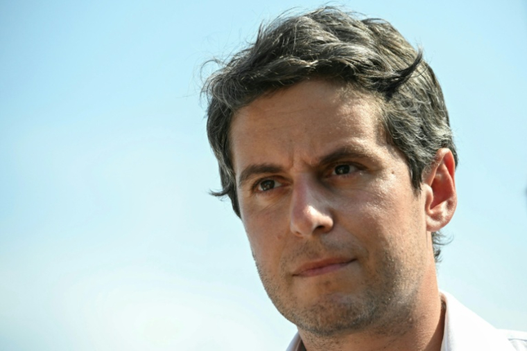 Le secrétaire général de Renaissance Gabriel Attal à Nevers dans la Nièvre le 15 juillet 2026 ( AFP / Loic VENANCE )