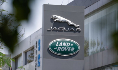 Logos Jaguar et Land Rover à New Delhi