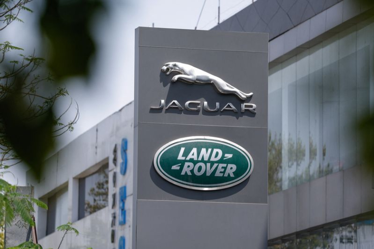 Logos Jaguar et Land Rover à New Delhi