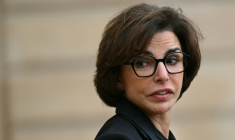 La ministre de la Culture et candidate LR à la mairie de Paris, Rachida Dati, quitte l'Elysée, le 11 février 2026 à Paris ( AFP / Bertrand GUAY )