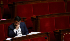 Jean-Philippe Tanguy à Paris, le 1er juillet 2025. ( AFP / JULIEN DE ROSA )