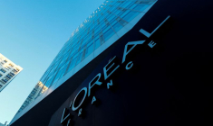 Le logo du groupe cosmétique français L'Oréal à Levallois-Perret, France