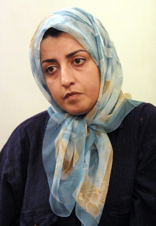 Narges Mohammadi à Téhéran, en septembre 2001. ( AFP / Behrouz MEHRI )