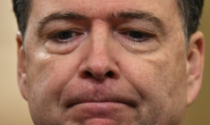 L'ancien directeur du FBI James Comey lors d'une audience au Capitole, à Washington, le 20 mars 2017 ( AFP / Nicholas Kamm                        )