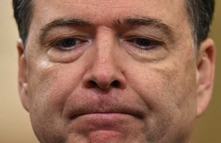 L'ancien directeur du FBI James Comey lors d'une audience au Capitole, à Washington, le 20 mars 2017 ( AFP / Nicholas Kamm                        )