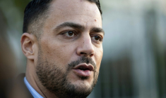 Sébastien Delogu le 14 janvier 2026 à Marseille ( AFP / MIGUEL MEDINA )