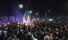 Les Syriens célèbrent le Nouvel An à Damas