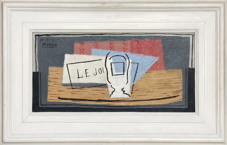 La nature morte de 1921 de Picasso mise en jeu lors de la loterie. (crédit photo : DR)