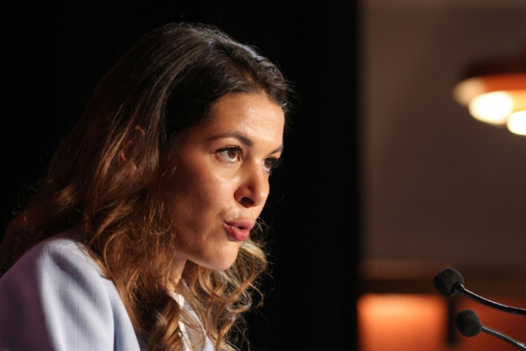 La candidate LFI à la mairie de Lyon Anaïs Belouassa-Cherifi, le 6 novembre 2025, à Lyon ( AFP / Alex MARTIN )